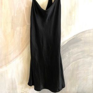 Sorella Moon Satin mini black dress